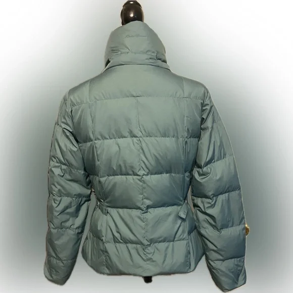 Eddie Bauer EB700 Sz SP Emerald Green Goose Down Puffer Woman’s Jacket - Picture 2 of 11